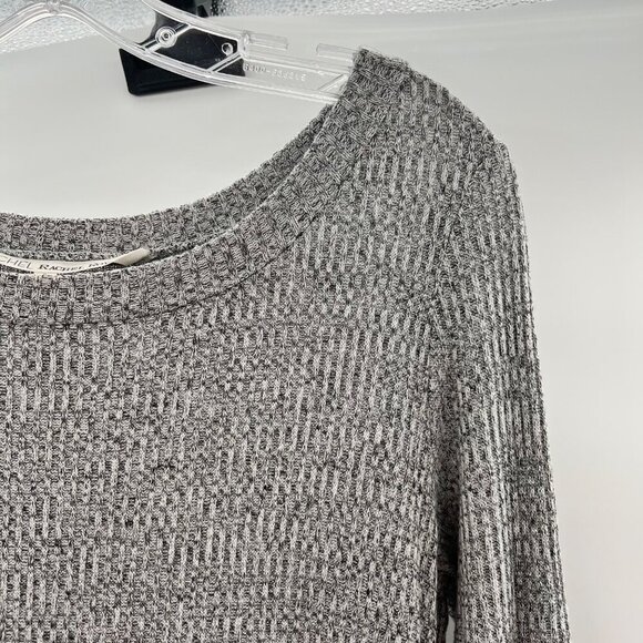 Rachel Roy Lightweight Sweater Women's Size Small Gray Long Sleeve Zippers - Picture 3 of 9